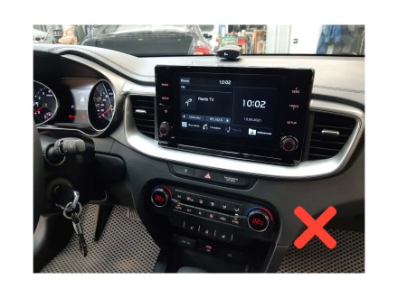 Рамка переходная KIA Ceed (18-22) для дисплея 9 дюймов, Тип 3