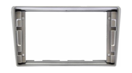 Рамка переходная в Toyota Avensis 2002-2008 для дисплея 9 дюймов, серебро