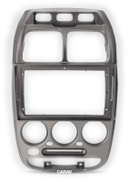 Рамка переходная HYUNDAI Accent (LC) 1999-2012 (TAGAZ), Verna (LC) 1999-2005 для дисплея 9 дюймов (3 кнопки сверху) Рамка переходная HYUNDAI Accent (LC) 1999-2012 (TAGAZ), Verna (LC) 1999-2005 для дисплея 9 дюймов (3 кнопки сверху)