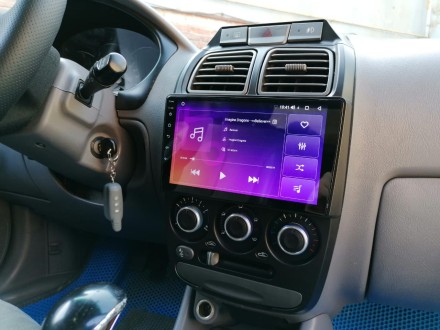 Рамка переходная HYUNDAI Accent (LC) 1999-2012 (TAGAZ), Verna (LC) 1999-2005 для дисплея 9 дюймов (3 кнопки сверху)