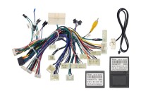 Комплект проводов для установки магнитолы в Toyota Harrier 2003 - 2013, Lexus RX 2003 - 2009 (основной, CAN, AMP)