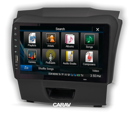 Рамка переходная в CHEVROLET TrailBlazer, S-10 (2012-2016) / ISUZU D-Max (2012+), MU-X (2013+) / HOLDEN Colorado (2012-2016) для дисплея 9 дюймов (Ver.1)