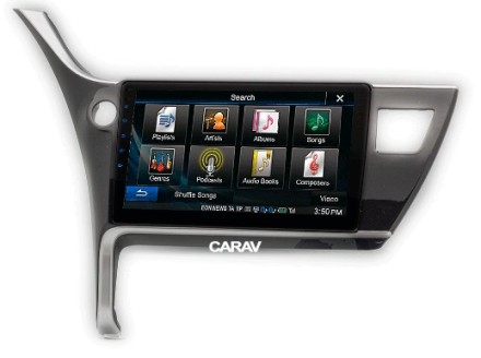 Рамка переходная TOYOTA Corolla (E170) 2016+ (руль слева) для дисплея 10 дюймов тип 1