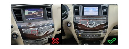 Комплект проводов для установки магнитолы в Infiniti Q70 2013 - 2019, QX60, QX70 2013 - 2017 (для авто без Navi)