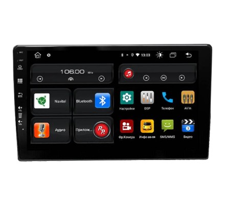 Магнитола для Лада Приора (07-14) Redpower 610 серии 9 дюймов на Андроид 10 черная