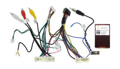 Комплект проводов для установки магнитолы в Nissan 2014-2019 (осн, ант, м/руль, CAN, CAM360) прав руль