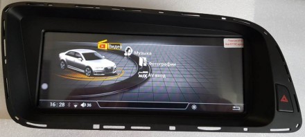 Штатное головное устройство для Audi Q5 (2008-2016) 8R (для невысоких комплектаций) c большим 8,8 дюймов IPS экраном