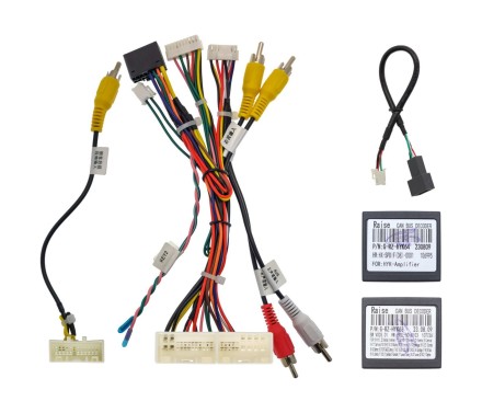 Комплект проводов для установки в Hyundai, Kia 2010 + (основной, антенна, CAN RZ, CAM 24pin, AMP) для РФ