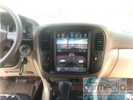 Головное устройство для Toyota Land Cruiser 100 (1998-2002) Tesla-Style