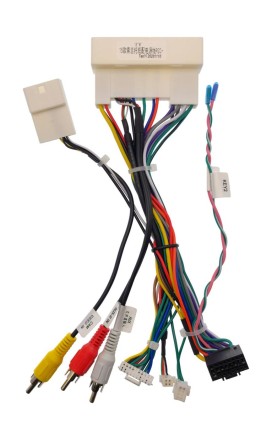 Комплект проводов для установки магнитолы в Hyundai, Kia 2010 + (основной, антенна,CAN, CAM 24 pin)