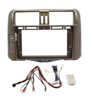 Установочный комплект Toyota Prado 150 2010-2013 (рамка титан) для комплектации с 360 для дисплея 9 дюймов
