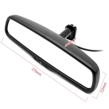 Зеркало заднего вида с автоматическим затемнением и антибликовым покрытием (без монитора)