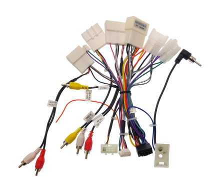 Комплект проводов для установки магнитолы в Toyota / Lexus 2003 - 2013 (осн, ант, м/руль, AVC-LAN, AMP)