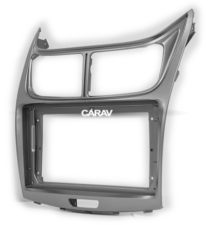 Рамка переходная в CHEVROLET Sail 2010-2014 для дисплея 9 дюймов (черная)