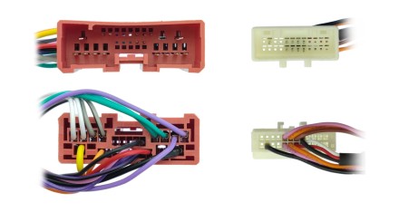 Комплект проводов для установки магнитолы в Mazda 2, 3, CX-3 2015+ (осн, ант, CAN, AMP, USB)