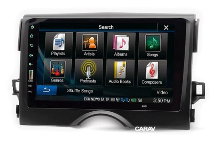 Рамка переходная TOYOTA Mark X (09+), Reiz (10+) для дисплея 9 дюймов