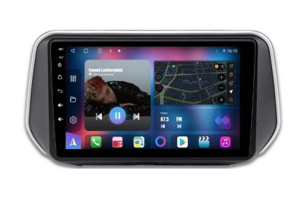 Магнитола для Hyundai Santa Fe 2018-2020 Compas S300 (Средний класс) с 2K экраном