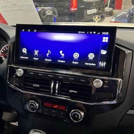 Монитор Android 12,3 дюймов для Mitsubishi Pajero 2007-2017
