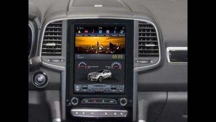 Головное устройство для Renault Koleos (2016+) Tesla-Style