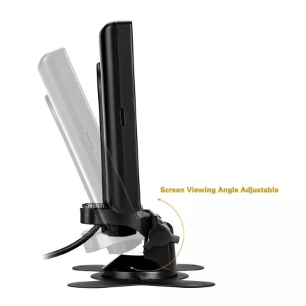 Монитор 7 дюймов с поддержкой AHD с разрешением 1024*600 (IPS) под кабель М12 на кронштейне