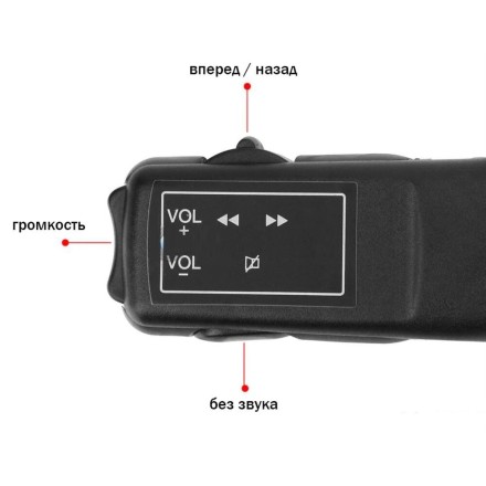 Кнопки на руль (Джойстик) Универсальные на подрулевую колонку. Тип 6