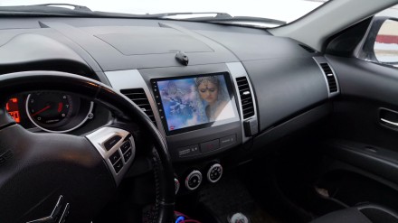 Магнитола на Андроид для Mitsubishi Mitsubishi Outlander XL, Citroen C-Crosser, Peugeot 4007 Winca S400 с 2K экраном SIM 4G