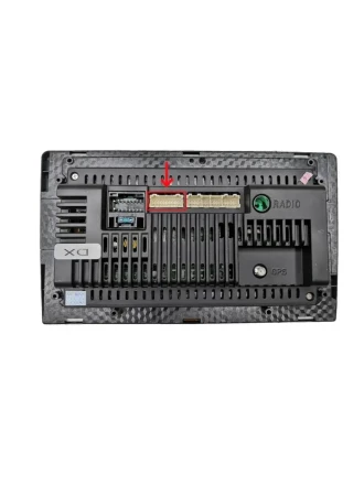 Штекер 20 pin c SIM слотом, для подключения усилителя через RCA разъемы для магнитол серии Compas-Media