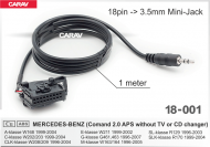 Адаптер подключения AUX для MERCEDES-BENZ 18 pin