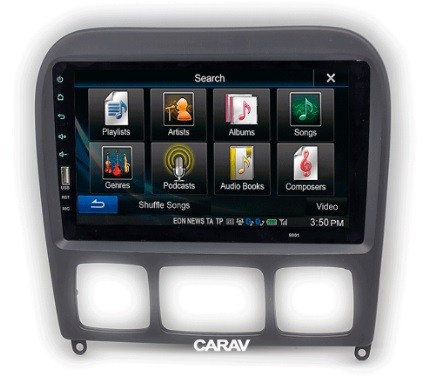 Рамка переходная MERCEDES-BENZ S-klasse (W220) (98-05) для дисплея 9 дюймов