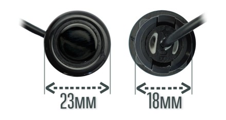 Видеопарктроник цифровой 4 датчика (черные) для ГУ Андроид