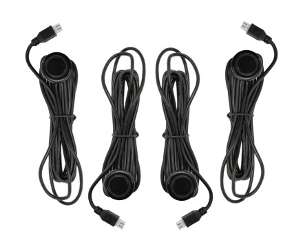 Видеопарктроник цифровой 4 датчика (черные) для ГУ Андроид