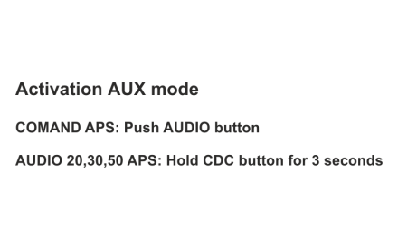 Адаптер подключения AUX для MERCEDES-BENZ 12 pin