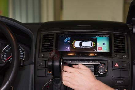 Головное устройство 8,8 дюймов 71144 для Volkswagen Touareg I (02-10), Multivan T5 (03-09), Transporter (03-15)