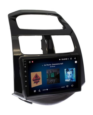 Магнитола для Chevrolet Spark M300 2009-2015 Compas S100 (Базовая версия) под рамку 9 дюймов