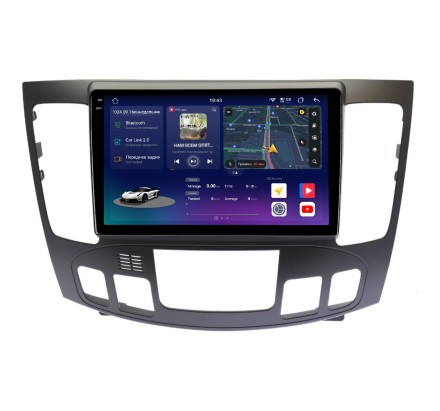 Магнитола для Hyundai Sonata (EF) 2001-2012 Compas S500 (Топ класс) 2K с модулем кругового обзора