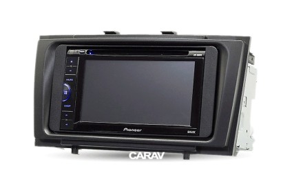 Рамка переходная 2din Toyota Avensis (09-15), черная, 200х100
