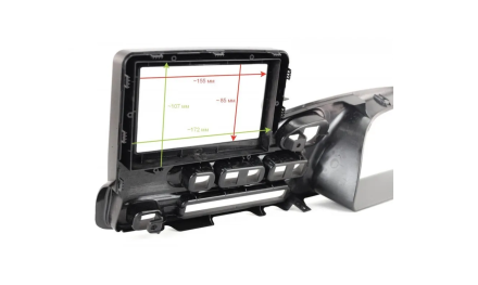 Рамка переходная в Шевроле Нива (Chevrolet NIVA) для дисплея 7 дюймов