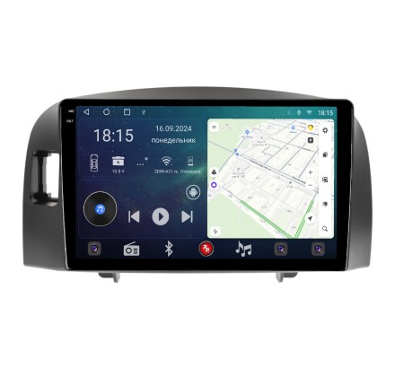 Магнитола для Hyundai Sonata (EF) 2001-2012 Redpower 750 серии (Hi-Fi, 6-канальный DSP с параметрическим эквалайзером)