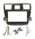 Установочный комплект в Toyota Highlander 2008 - 2013 c кнопкой аварийки, 9 дюймов, ТИП3